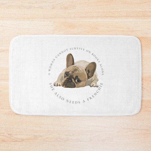 Item preview, Women Need Books and French Bulldogs designed and sold by GoldenPaper.