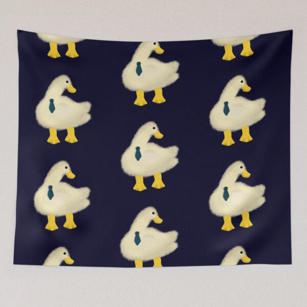 Item preview, cute duck with a tie designed and sold by Jelysdesings.