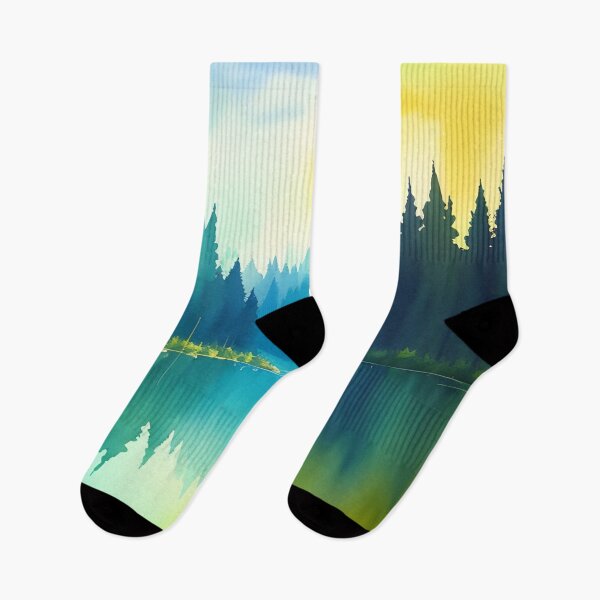 Item preview, A Serene Lake with the Forest Reflected on the Water designed and sold by Erika V..