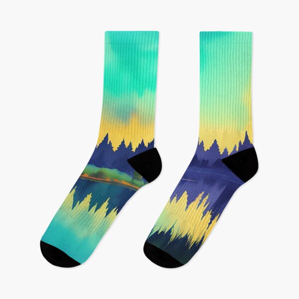 Item preview, A Serene Lake with the Forest Reflected on the Water designed and sold by Erika V..
