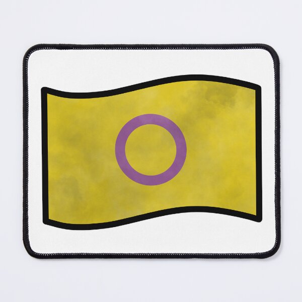 Item preview, Foggy Intersex Pride Flag designed and sold by SentABear.