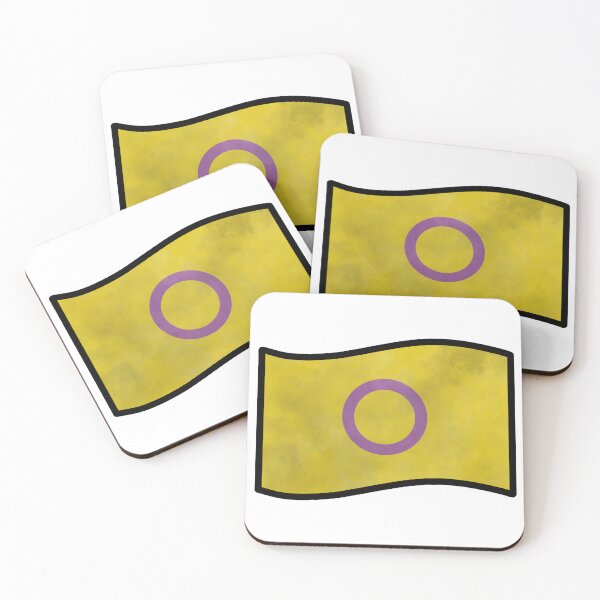 Item preview, Foggy Intersex Pride Flag designed and sold by SentABear.