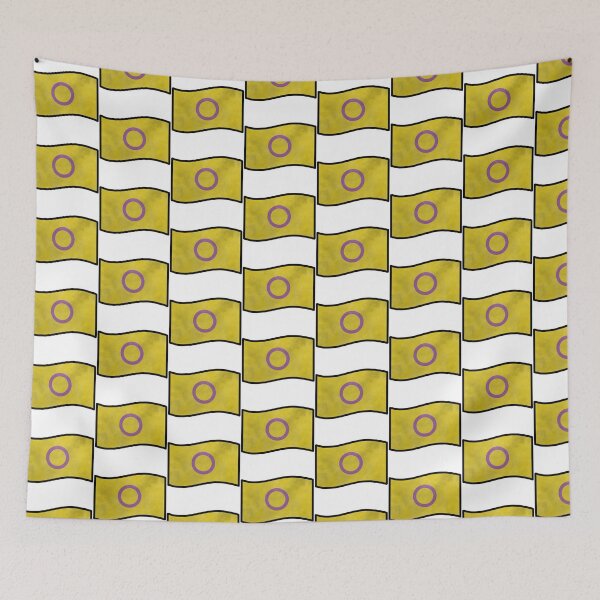 Item preview, Foggy Intersex Pride Flag designed and sold by SentABear.