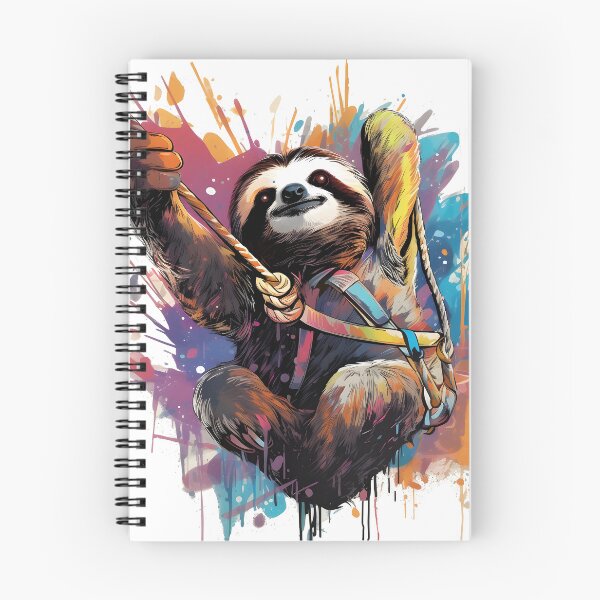 Item preview, Adventurous Sloth: Conquer New Heights designed and sold by AdventurerPack.