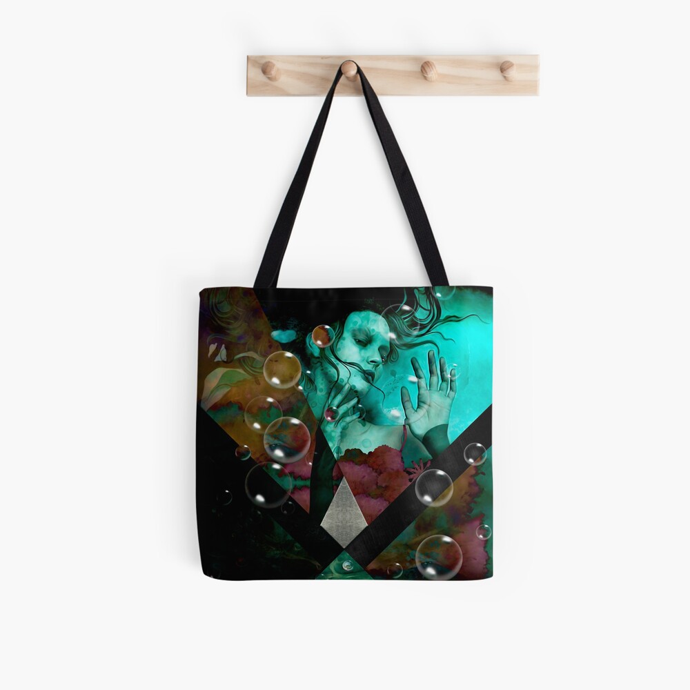 "The witch of the water forest"  Bolsa de tela