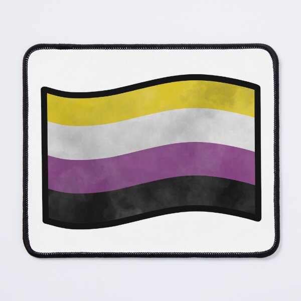 Item preview, Foggy Nonbinary Pride Flag designed and sold by SentABear.