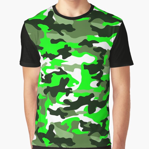 neon green camo shirt