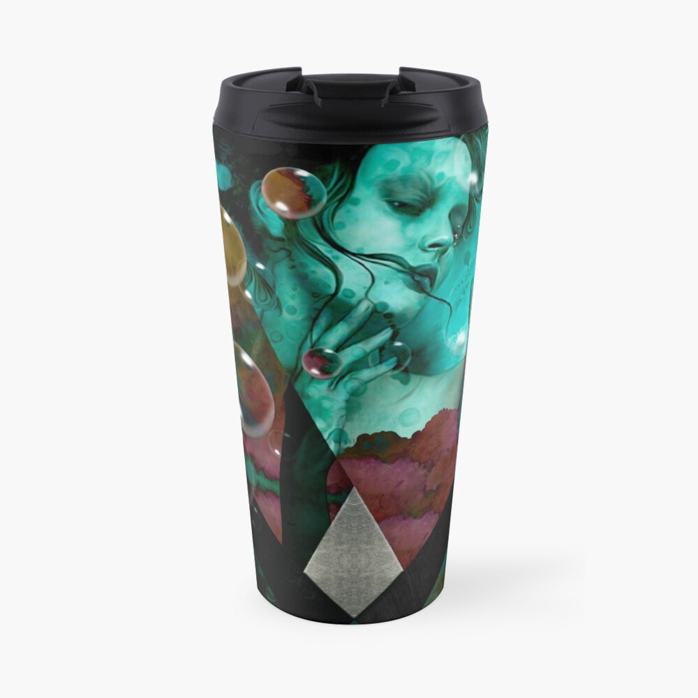 "The witch of the water forest" Taza de café de viaje