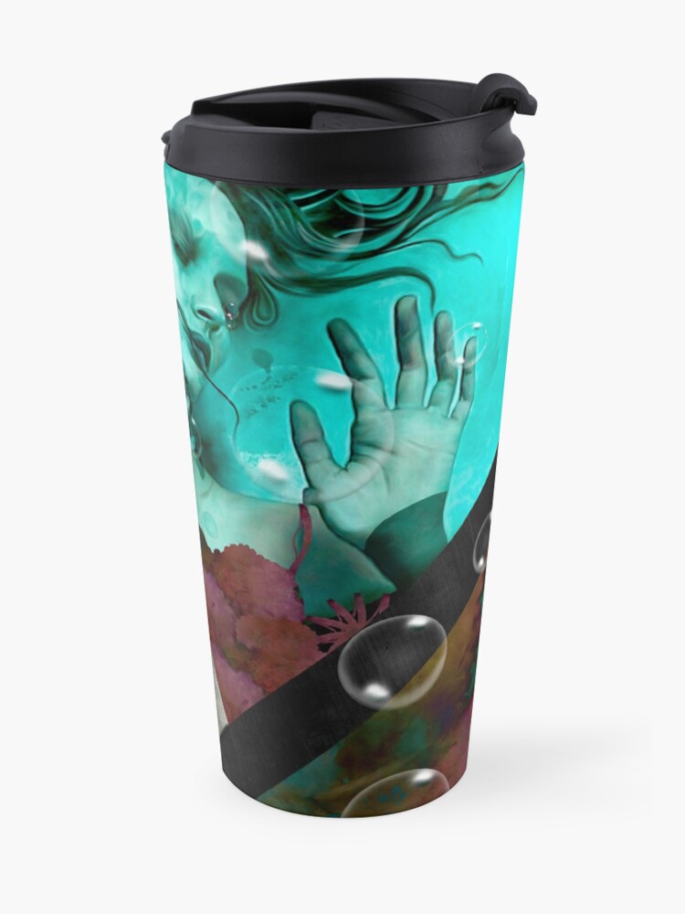 Vista alternativa de Taza de café de viaje "The witch of the water forest"
