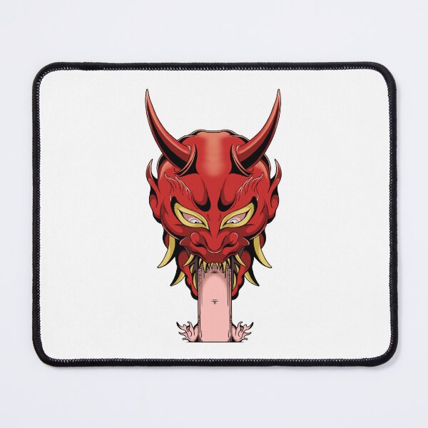 Item preview, Red hanya mask designed and sold by 995dsgn.