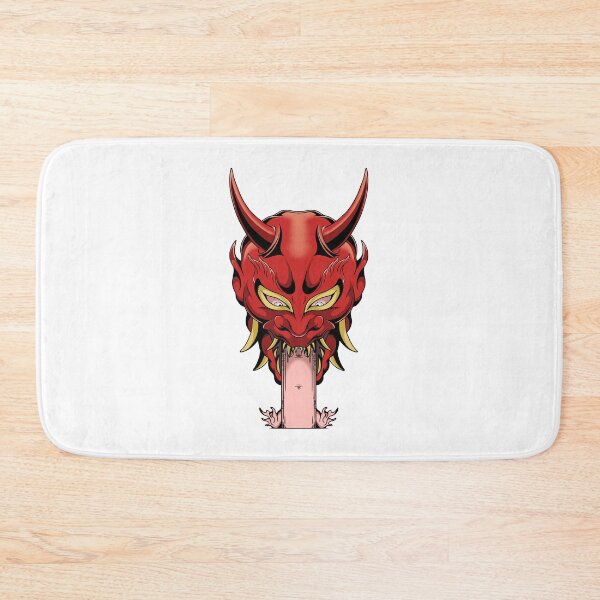 Item preview, Red hanya mask designed and sold by 995dsgn.