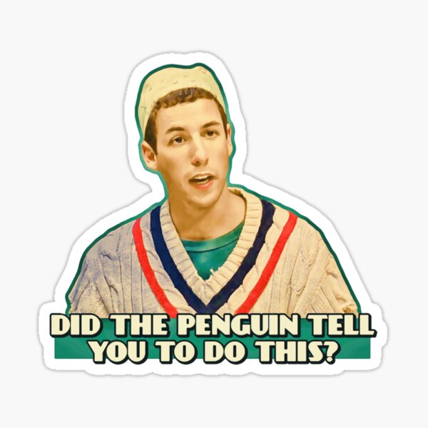 Vista previa del artículo con la obra «¿El pingüino te dijo que hicieras esto?», diseñado y vendido por FigandBonet.