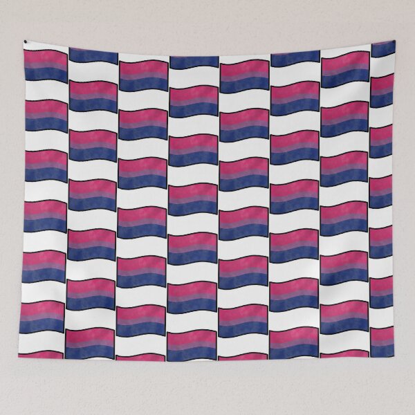 Item preview, Foggy Bisexual Pride Flag designed and sold by SentABear.