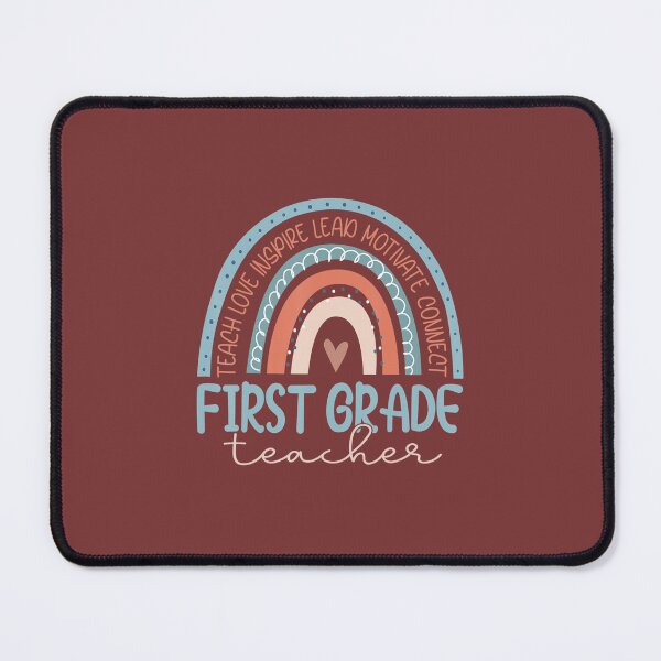 Item preview, First Grade Teacher Leopard Boho Rainbow Back To School designed and sold by keoaopgho36.
