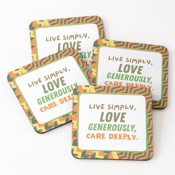 Item preview, Live Simply, Love Generously, Care Deeply designed and sold by birdyness.