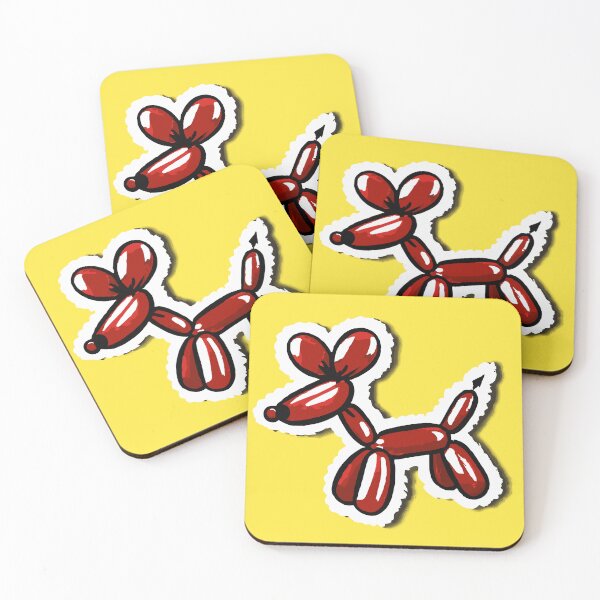 Item preview, Red Balloon Dog With Background designed and sold by Keeley Curtis-Verdeja.
