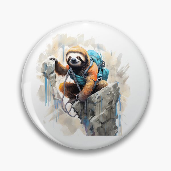 Item preview, Adventurous Sloth: Conquer New Heights designed and sold by AdventurerPack.