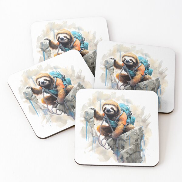 Item preview, Adventurous Sloth: Conquer New Heights designed and sold by AdventurerPack.