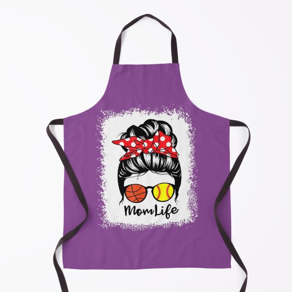 Item preview, Béisbol Baloncesto Moño desordenado Día de la madre Blanqueado designed and sold by vljywwziuzs31.