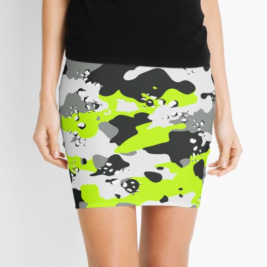 Neon 2025 camo skirt