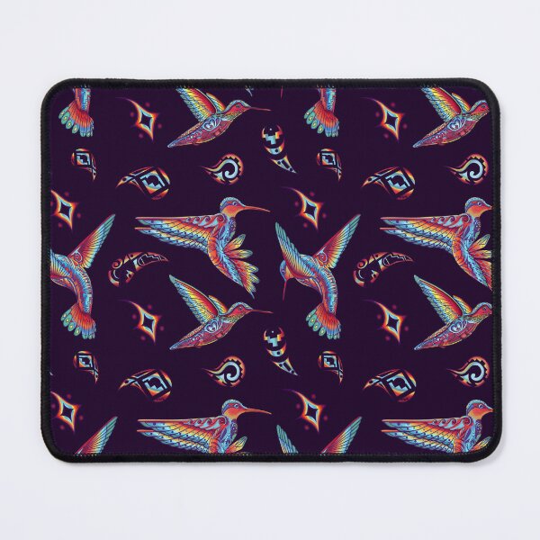 Item preview, Humming bird (southwestern rainbow pattern) designed and sold by Caummon Thread.