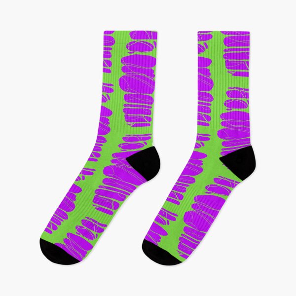 Item preview, slime green with purple designed and sold by FunEyeDesign.