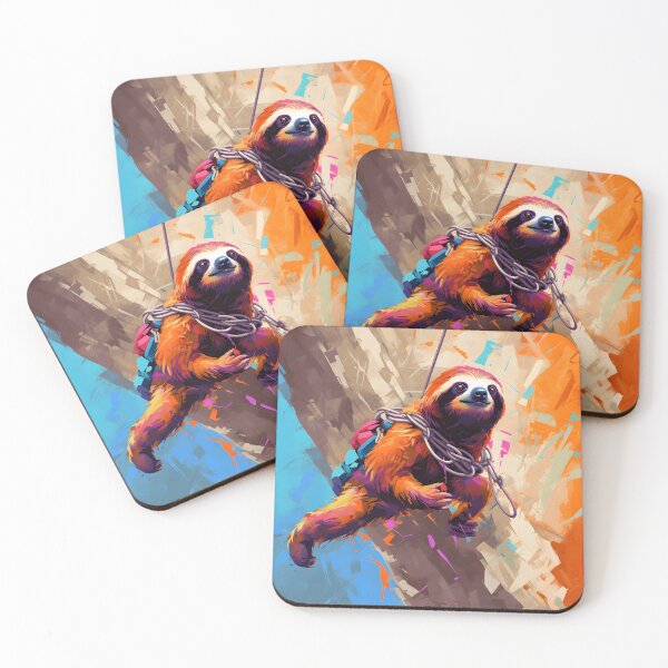 Item preview, Adventurous Sloth: Conquer New Heights designed and sold by AdventurerPack.