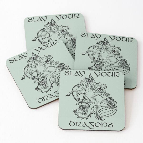 Item preview, St. George, Slay Your Dragons - Text designed and sold by HosieSandiford.