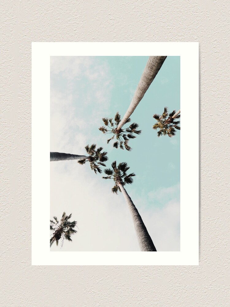 Alternate view of Palm trees Palms print Art Print