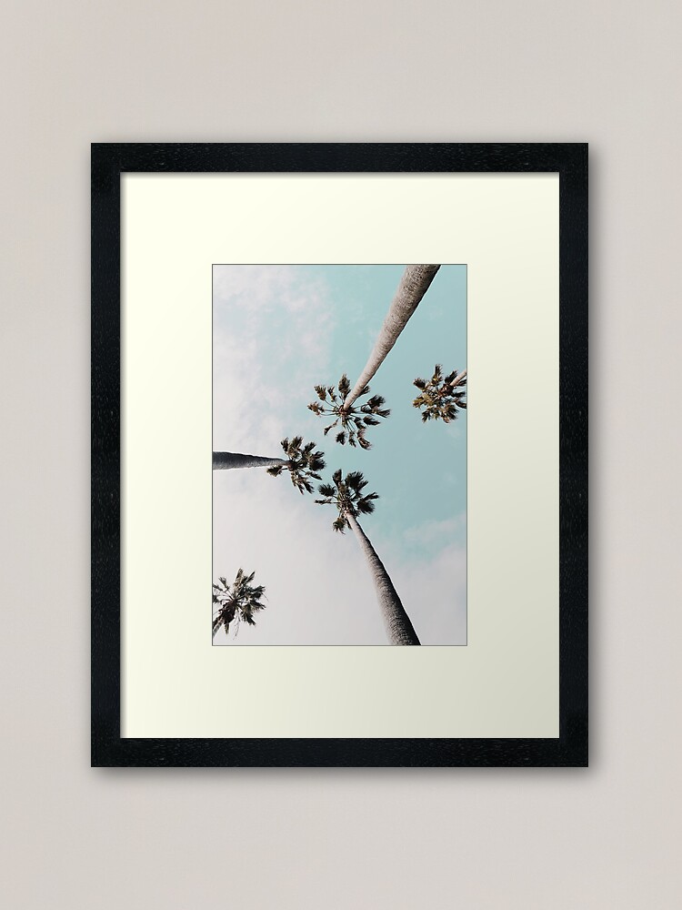 Thumbnail 2 of 7, Framed Art Print, Palm trees Palms print designed and sold by nth4ka.