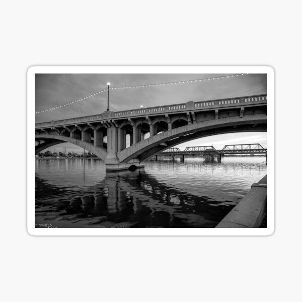 Item preview, Illuminating Tempe Town Lake BW designed and sold by Elisabeth Lucas.