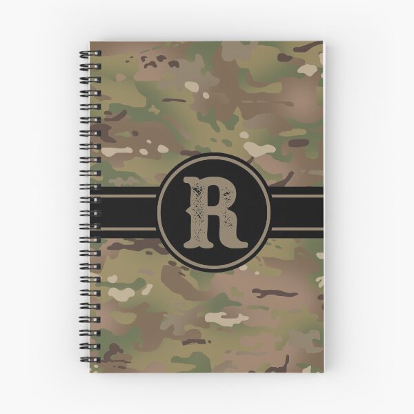 Item preview, Army Camouflage Monogram: Letter R designed and sold by Jared Davies.