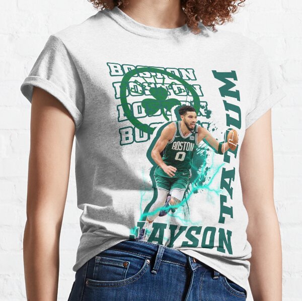  Green Jayson Tatum Cartoon Logo Crew Neck Sweatshirt Adult  Small : Clothing, Shoes & Jewelry