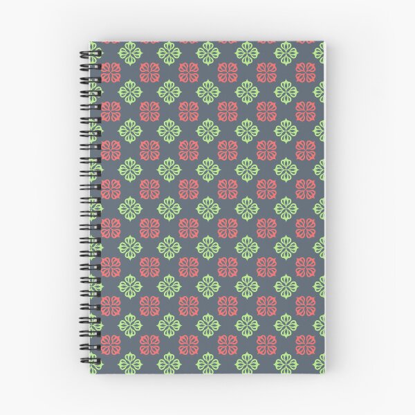 Item preview, No.108-Red&Green floral block print designed and sold by Block print shop.