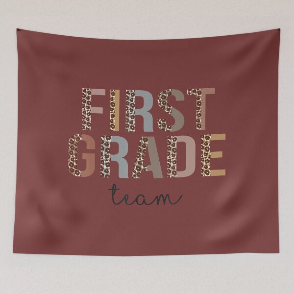 Item preview, First Grade Team Hello Back To School Appreciation Leopard  	 designed and sold by keoaopgho36.
