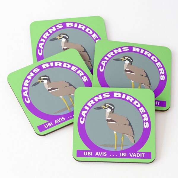 Item preview, Beach Stone-curlew with Cairns Birders Logo designed and sold by CairnsBirders.