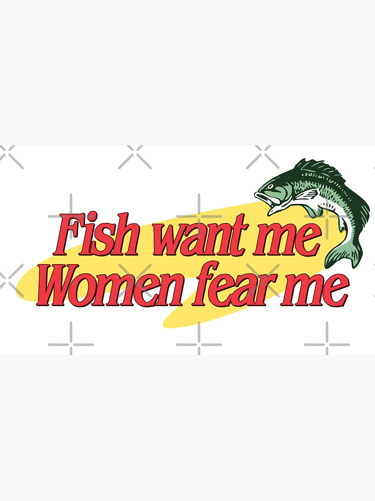 Thumbnail 7 of 7, Cap, Fish Want Me Women Fear Me designed and sold by snazzyseagull.