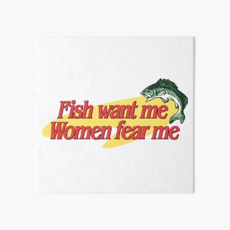 fish want me, women fear me (squiggly), an art print by bununuh