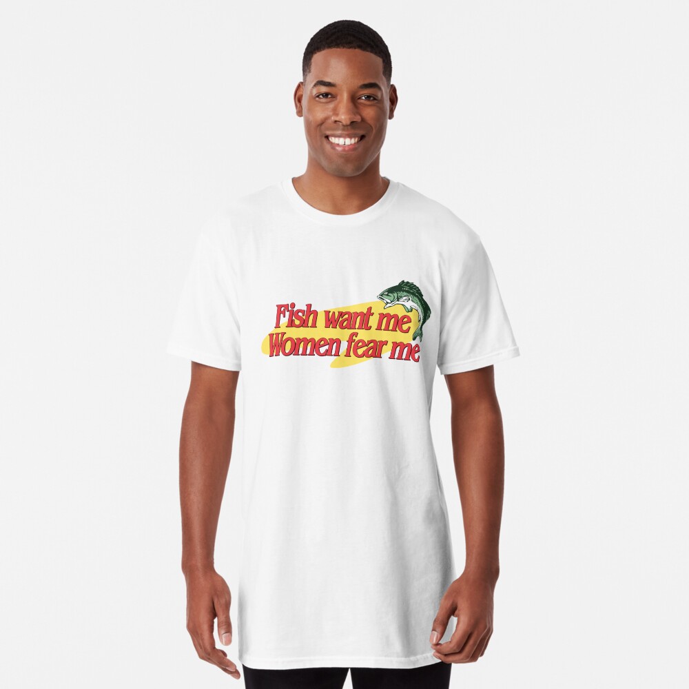 Fish Want Me Women Fear Me Active T-Shirt for Sale by snazzyseagull