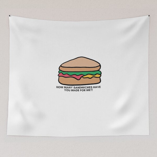 Item preview, summer house - how many sandwiches have you made for me? - lindsay designed and sold by lohtus.