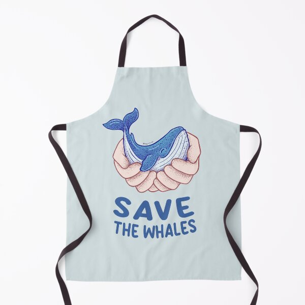 Item preview, Save The Whales - Hand hugging cute whale designed and sold by Frank J. Art.