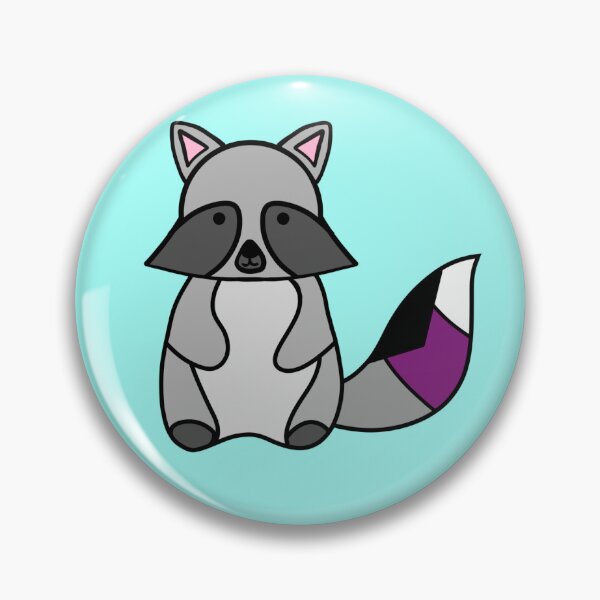 Artikelvorschau, Demisexueller Flaggenwaschbär entworfen und verkauft von bookwoof.