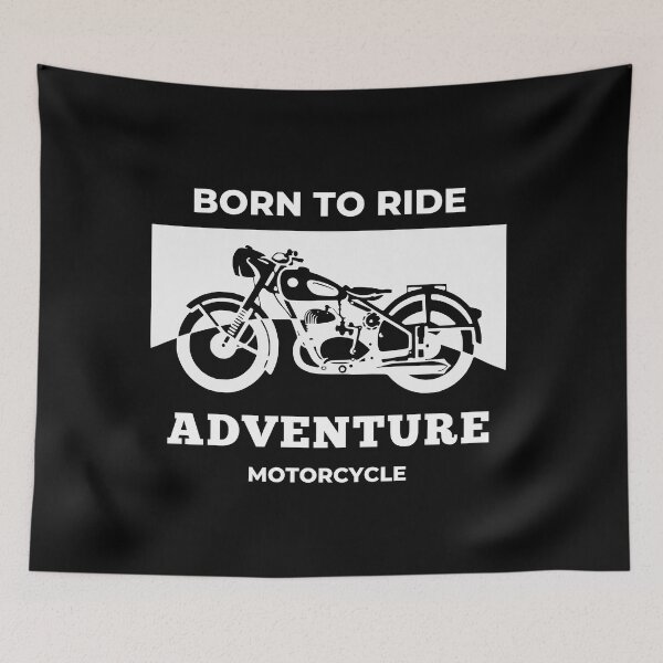 Item preview, Born to Ride Adventure Motorcycle Design  designed and sold by Harsh  Katariya.