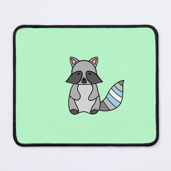 Item preview, Demiboy flag raccoon designed and sold by bookwoof.