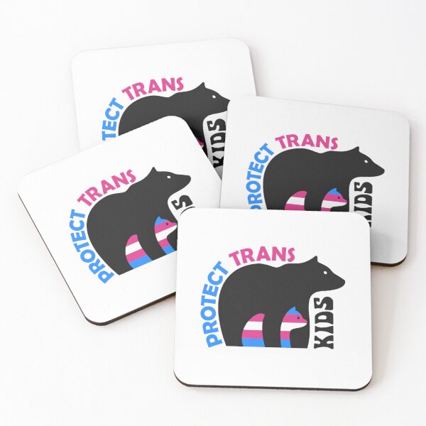 Item preview, Protect Trans Kids Bear Mom and child Transgender LGBT Pride month designed and sold by hasbury8.