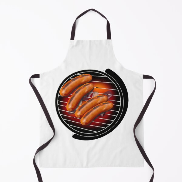 Item preview, Grilled sausages on grill grate designed and sold by GibSpsr.