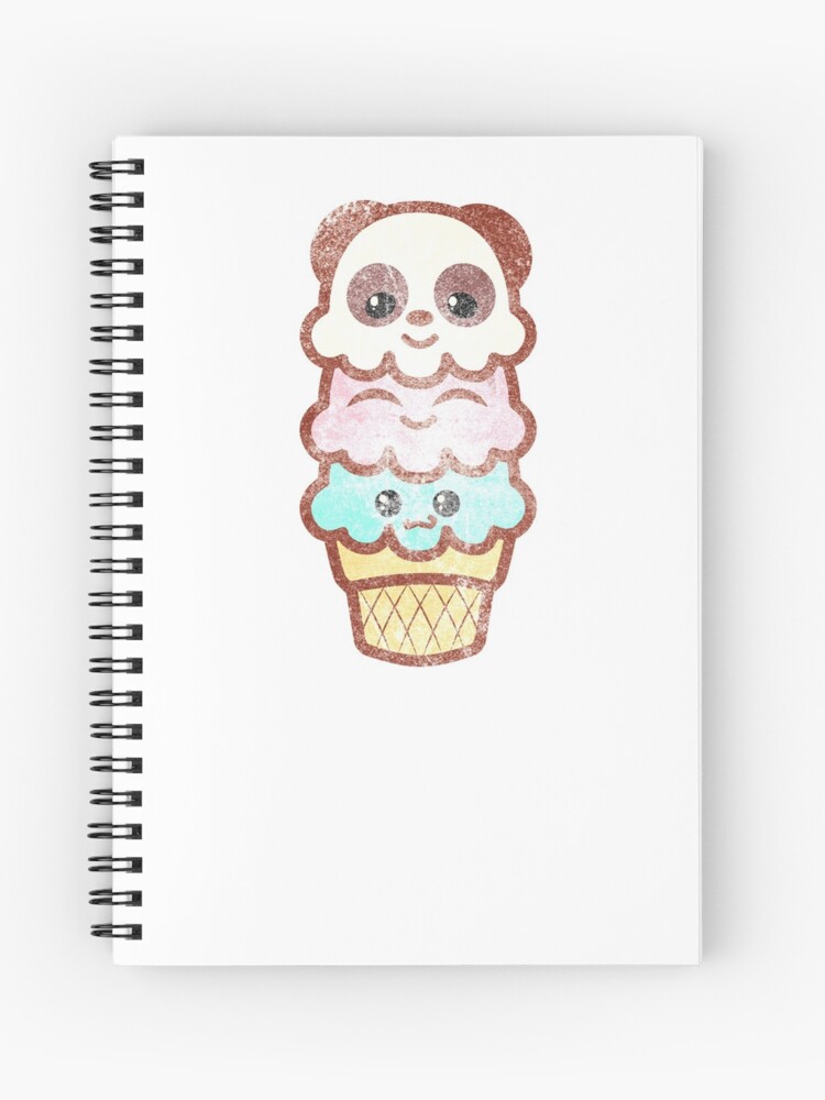 HOW TO DRAW A ICE CREAM PANDA EASY - HOW TO DRAW A PANDA KAWAII 