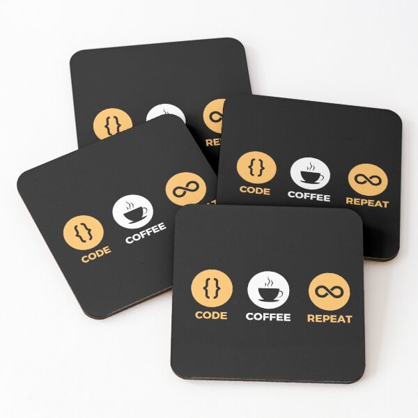 Item preview, Software engineer Developer Code Coffee Repeat designed and sold by joroooart.