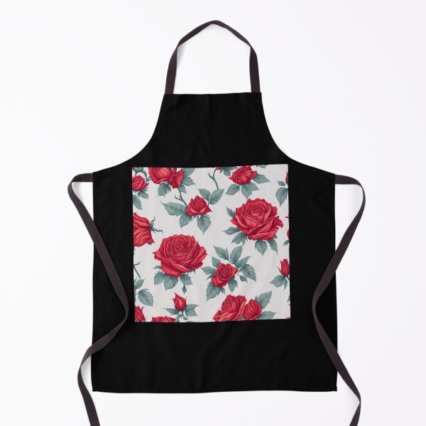 Item preview, red rose background pattern designed and sold by emmons-ulrike.