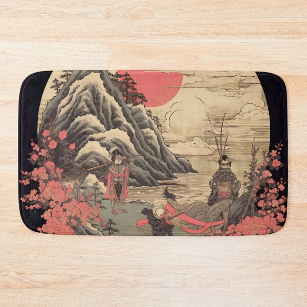 Artikelvorschau, Ukiyo-e Japan Japanese Wood Block engraving Landscape art entworfen und verkauft von BrandonArtWorld.